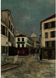 Die Rue Norvins am Montmartre 2