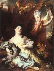 The Countess of Montsoreau and her Sister as Diana and an Attendant