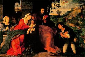 The Adoration of the Shepherds with a Donor