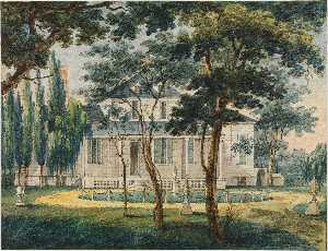 A Country Residence, Possibly General Moreau's Country House at Morrisville, Pennsylvania