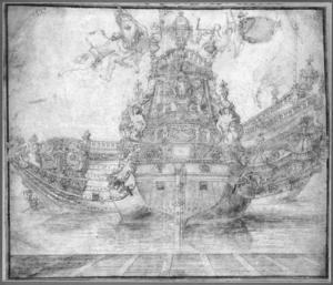 Design for the decoration of a Warship