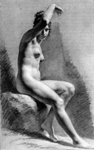 Female Nude Raising her Arm
