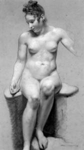 Seated Female Nude 1
