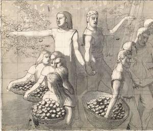 Study for 'Apple Gatherers'