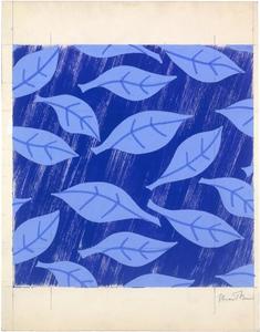 Fabric Design, leaf motif