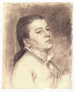 Portrait of a young woman or man