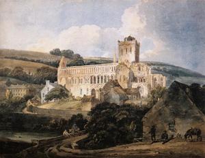 Jedburgh Abbey aus dem Südosten