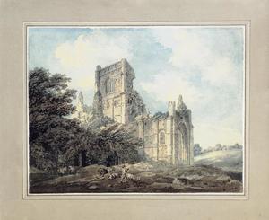 Kirkstall Abbey, Yorkshire, von Südosten (nach James Moore)