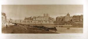 View of the Pont Neuf, part of the Louvre, Notre Dame & the College of Four Nations