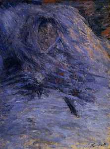 Camille Monet em seu leito de morte