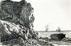 Скалы и море Сент-Адресс