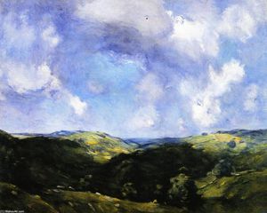 nuvens e  colinas  ainda  conhecido  como  Agosto
