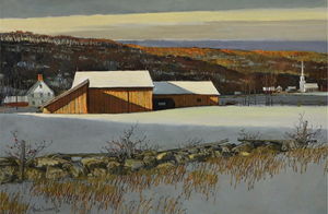 Connecticut Winter ausgestellt