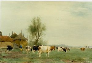 vacas en el granja