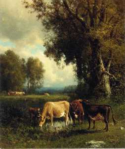 vacas en el prado