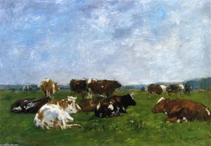 Cows in a Pasture