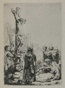 The Crucifixion, a Square Small Plate