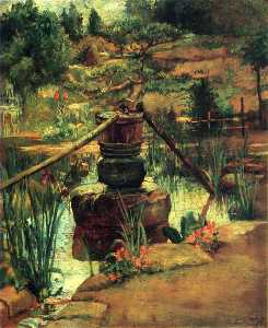 la fontana nel nostro Giardino Nikko