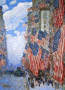 The Fourth of July, 1916 (also known as The Greatest Display of the American Flag Ever Seen in New York, Climax of the Preparedness Parade in May)