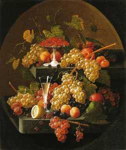 Fruit and Wine Glass