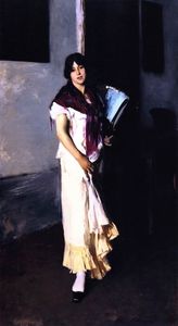 Full-Length Study of a Venetian Model (also known as Lady with a Fan)