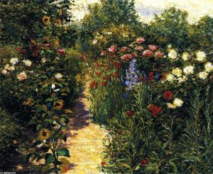 Jardín en Giverny ( también conocida as Pulgadas Monet's Jardín )