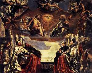 Il Gonzaga Famiglia adorazione della Santissima Trinità