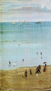 armonía en azul y perla : las arenas , Dieppe