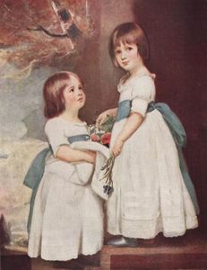 Le Horsley enfants, maître George et Mlle Charlotte