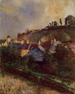 Houses at the Foot of a Cliff (also known as Saint-Valery-sur-Somme)