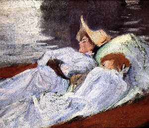 In a Punt (Violet Sargent and Madame Paul Helleu) (also known as Two Woman in a Punt)