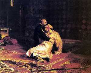 Ivan the Terrible and His Son Ivan on November 16, 1581.