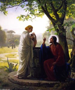 Jesús y la mujer samaritana