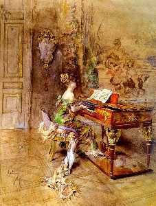 la dame pianiste ( aussi connu comme la pianista )