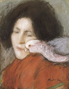 Lazarine con Parrot