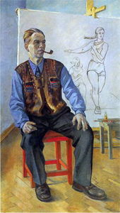 肖像  的  艺术家 ķ . 一个 . Vyalov