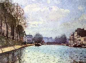 The Saint Martin Canal in Paris
