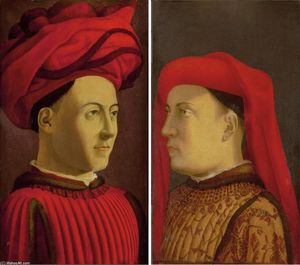 Porträts von zwei mitglieder von Medici familie