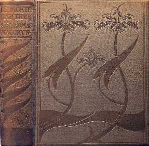 Front Cover and spine of Le Morte Darthur