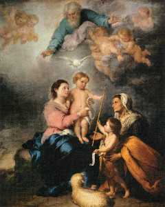 die heilige familie der  Sevilla  jungfrau
