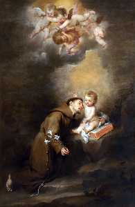 San Antonio de Padua y el Niño Jesús