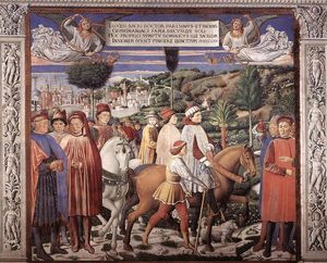 St. Augustine Departing for Milan