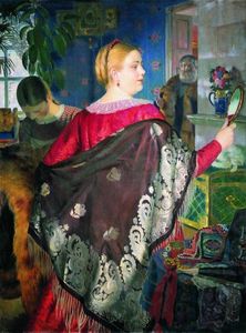 Merchant's 女性  与 a  镜像