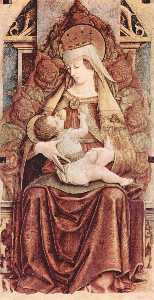 Enthroned Madonna (Enthroned Maria lactans)