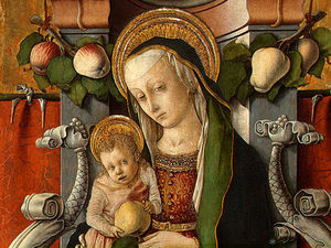 Madonna and Child enthroned with donor