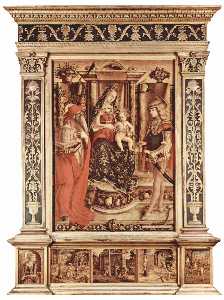 Enthroned Madonna, St. Jerome and St. Sebastian