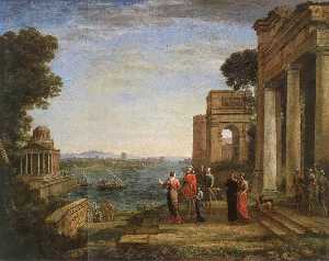Aeneas and Dido in Carthage