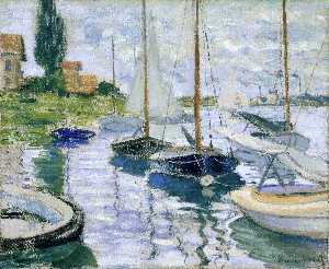 Boats at rest ,  at Petit-Gennevilliers