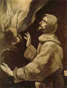 St. Francis receiving the stigmata