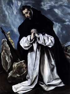 St . Domenico che prega